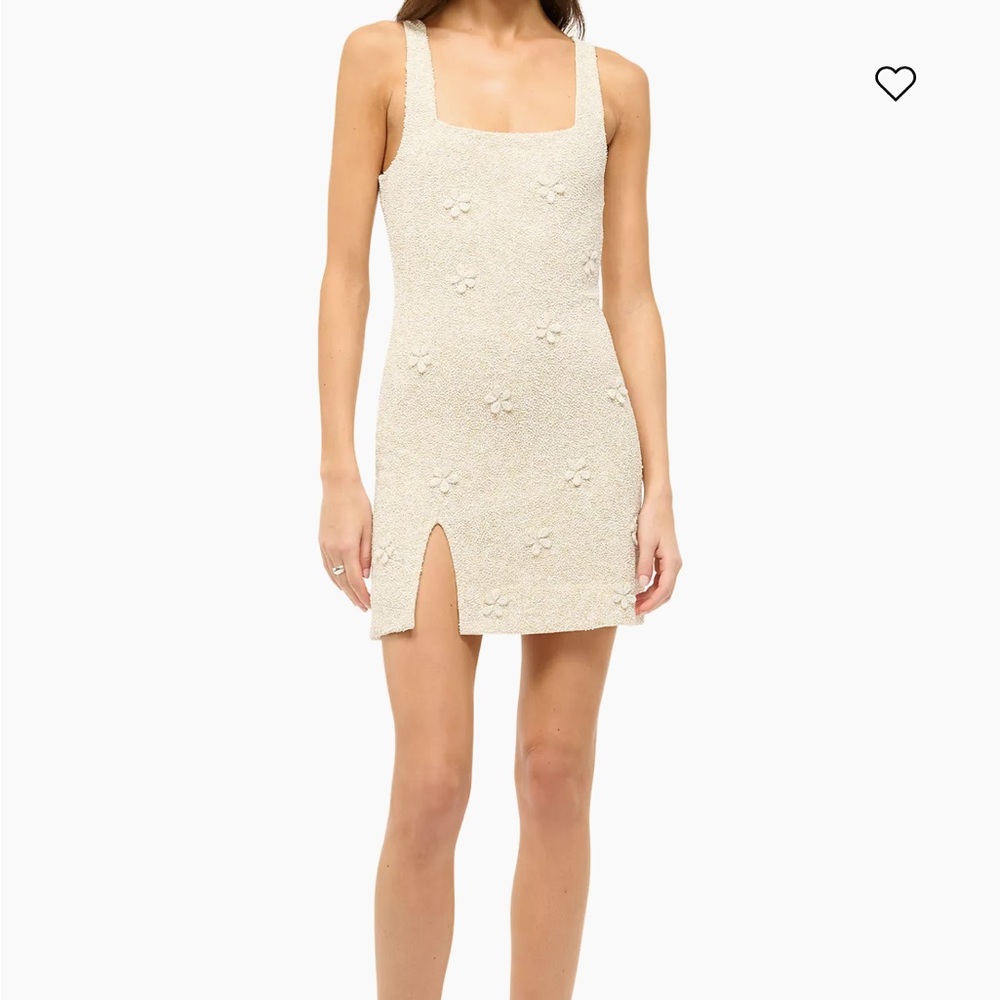 Le Sable Floral Beaded Minidress Staud